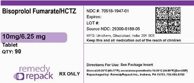 Bisoprolol Fumarate-HCTZ 10mg-6.25mg_70518-1947-01.jpg Bisoprolol Fumarate HCTZ 10mg 6.25mg 70518 1947 01